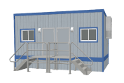 California and Texas 10'x24'-Mobile-Office-Trailer