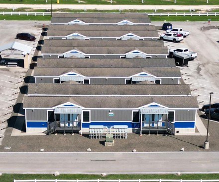 Modular workforce housing units.