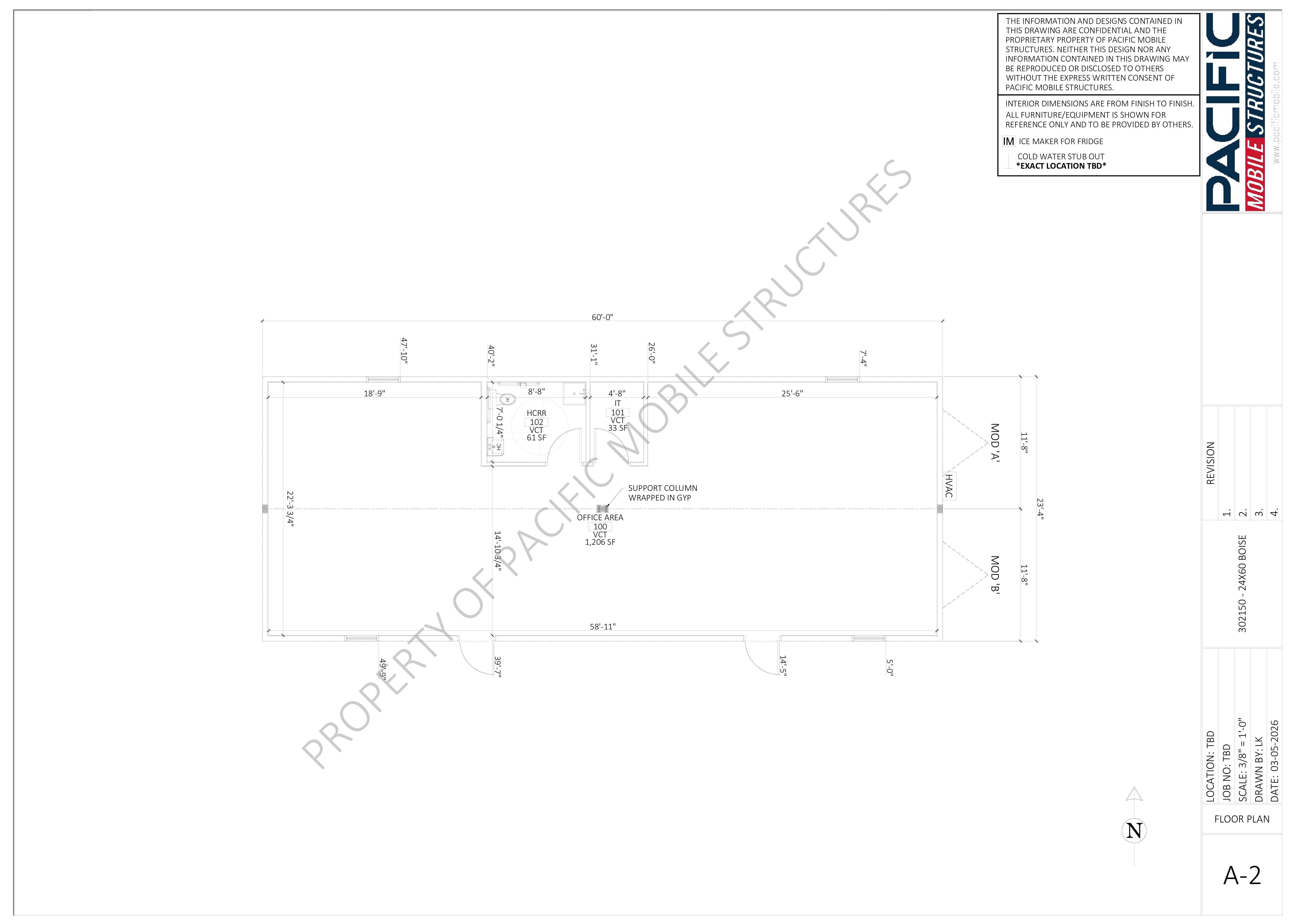 UNIT 302150 - 24X60 BOISE - FLOOR PLAN_03.05