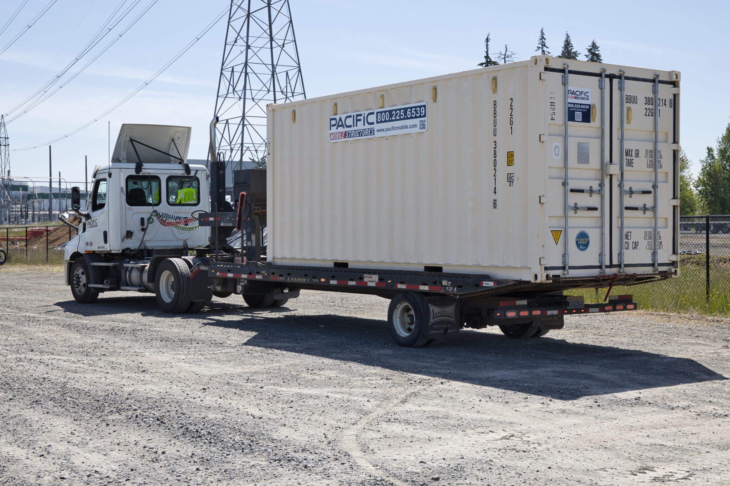 Onsite storage container from Pacific Mobile Structures, Inc.