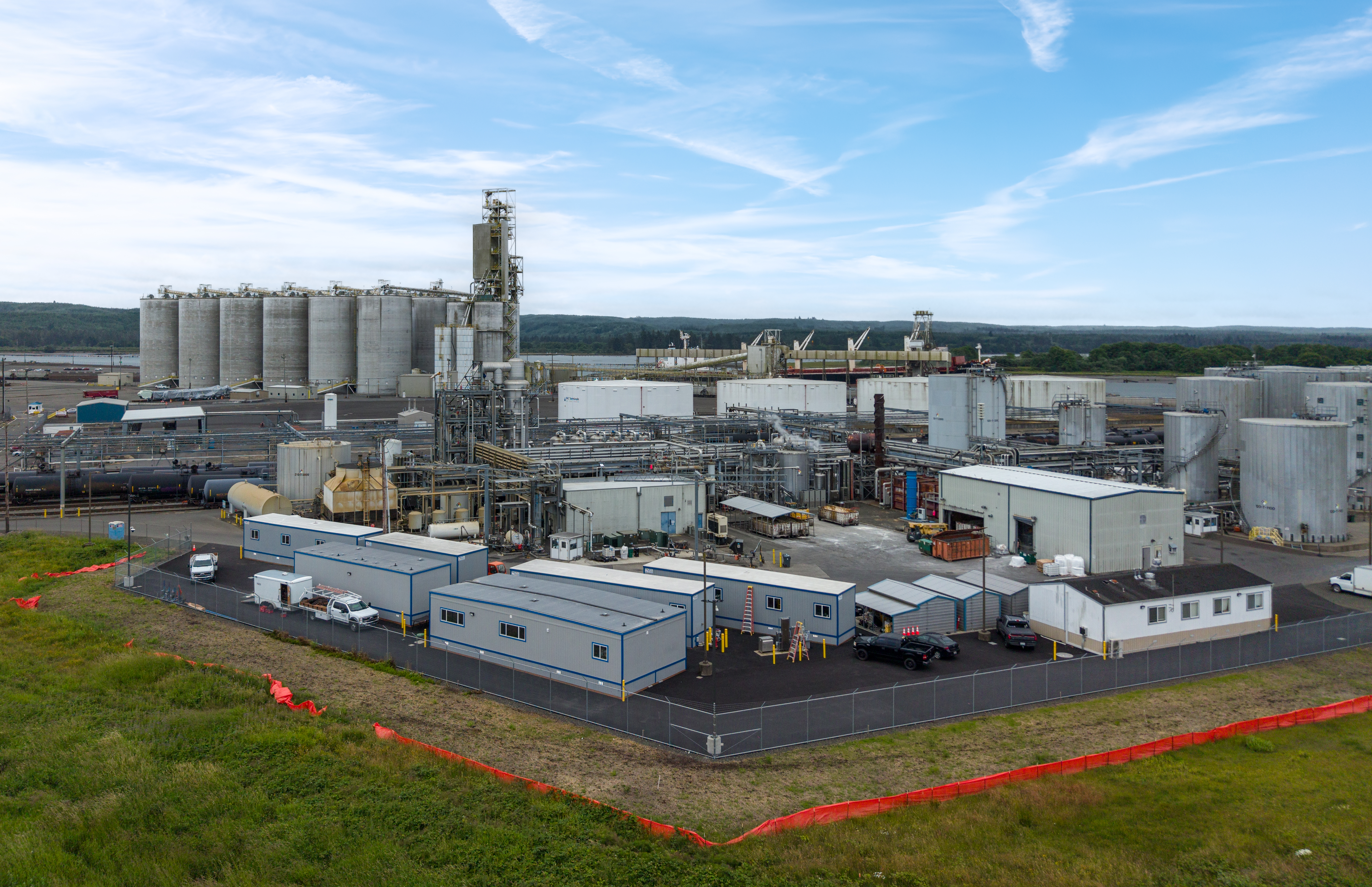 Chevron Fuels and Renewable Solutions modular office buildings and employee facilities in Hoquiam, WA