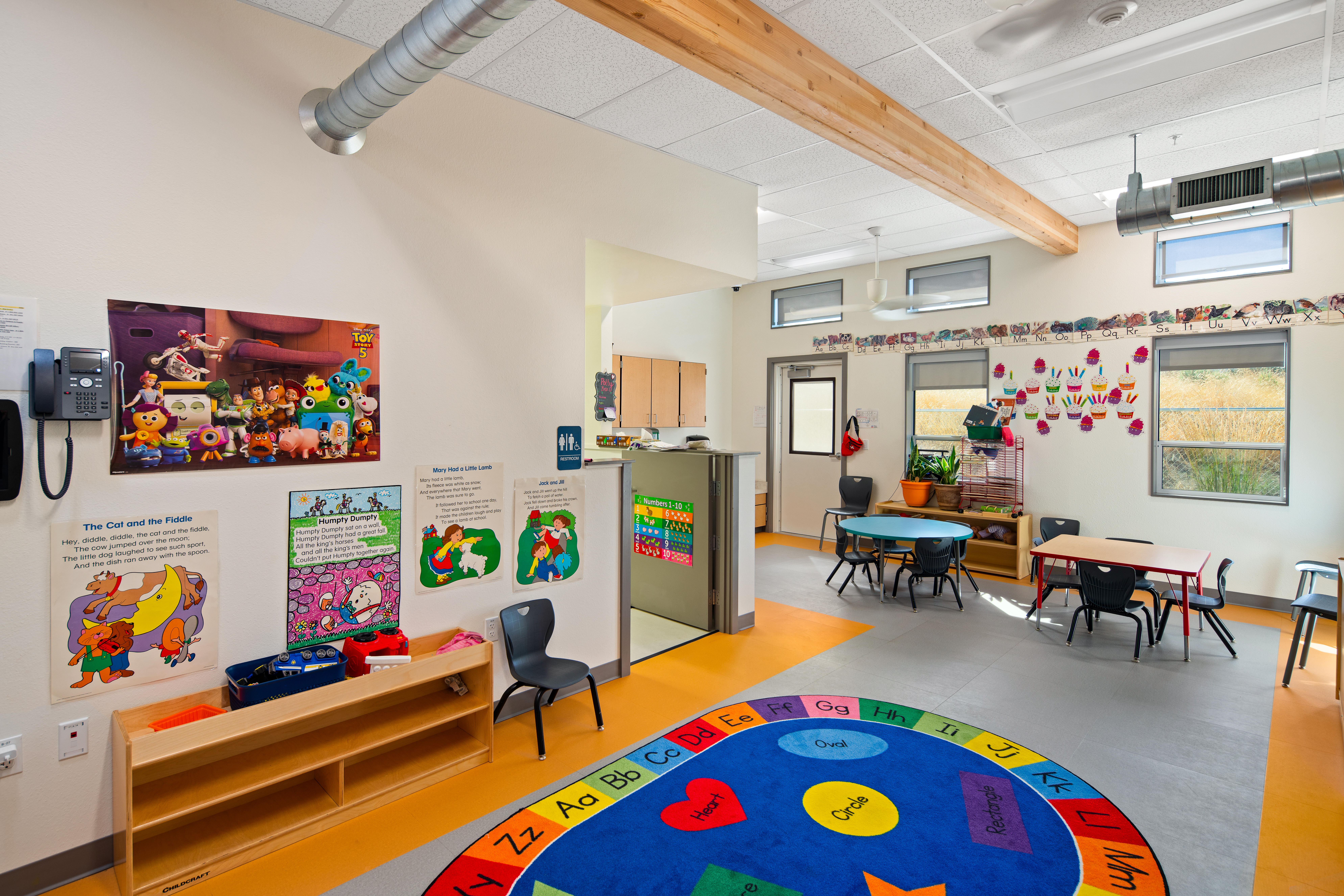 Permanent modular childcare facility at Good Shepherd Health Care System SAGE Daycare in Hermiston, Oregon
